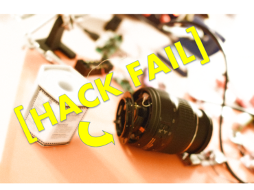 Camera Lens Repair Hack Fail